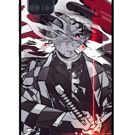 Demon Slayer Samsung A51 Glass Case