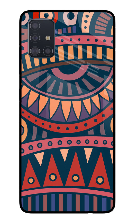 African Culture Design Samsung A51 Glass Case