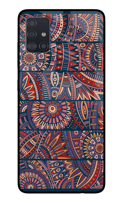 African Culture Design Samsung A51 Glass Case