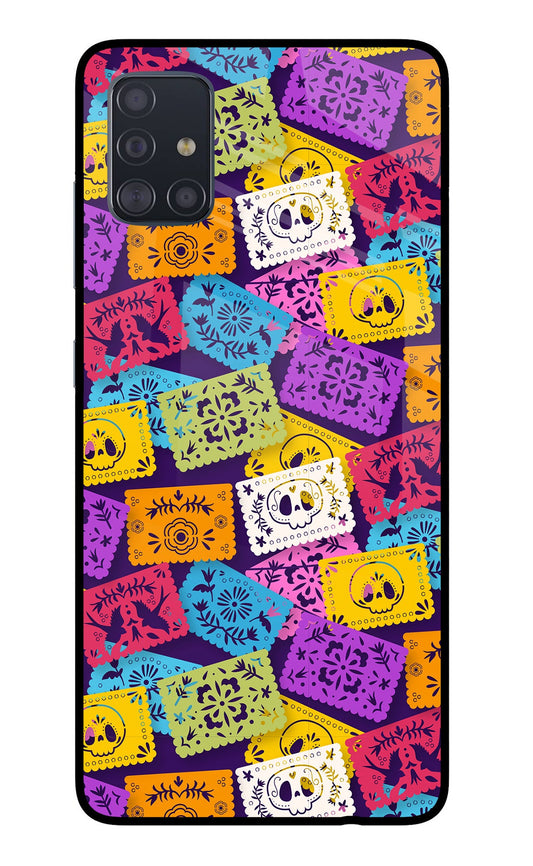 Mexican Pattern Samsung A51 Glass Case