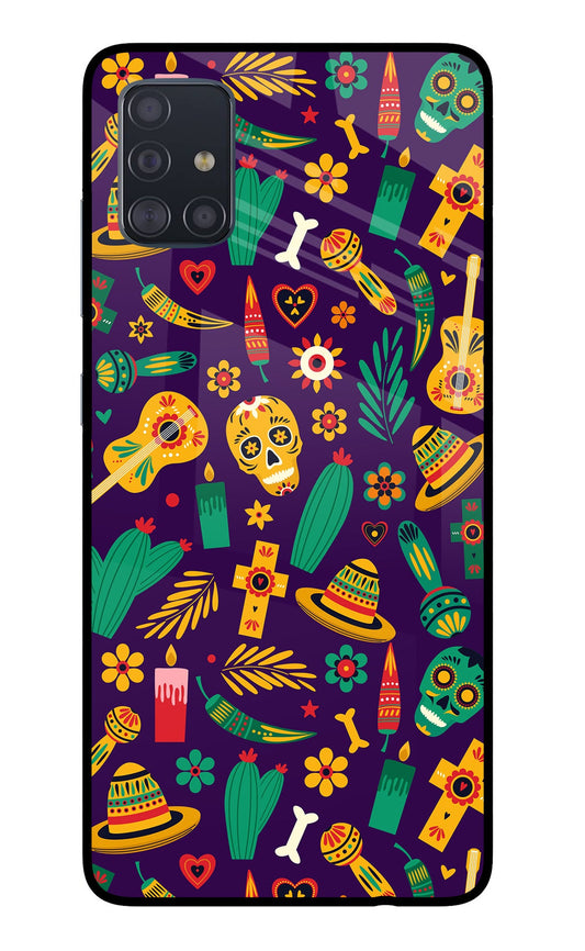 Mexican Artwork Samsung A51 Glass Case