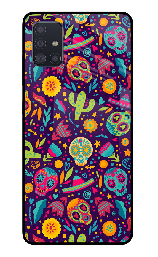 Mexican Design Samsung A51 Glass Case