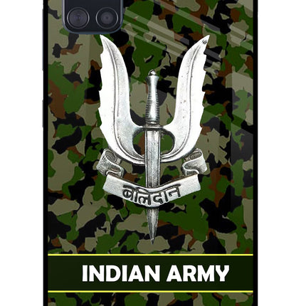 Balidan Indian Logo Samsung A51 Glass Case Back Cover by Casekaro