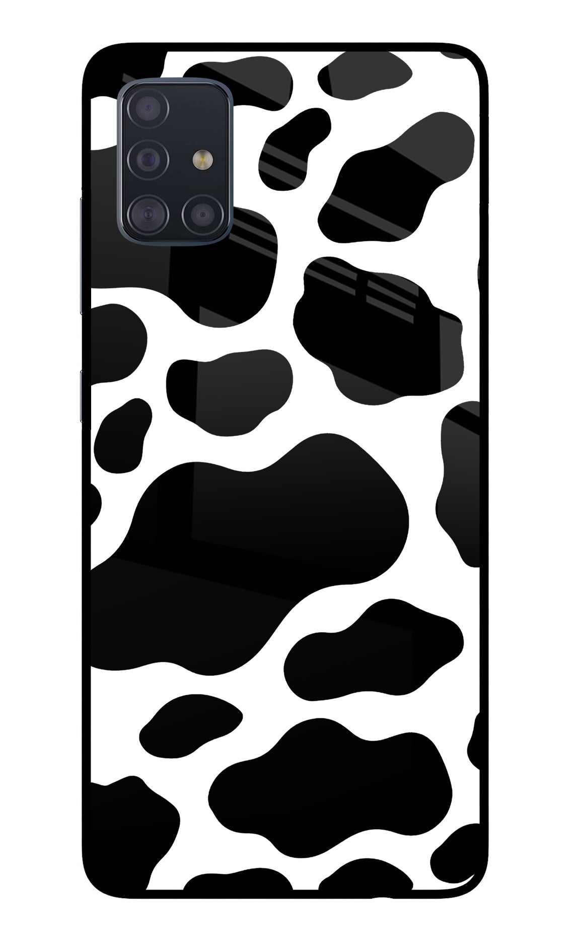 Cow Spots Samsung A51 Glass Case