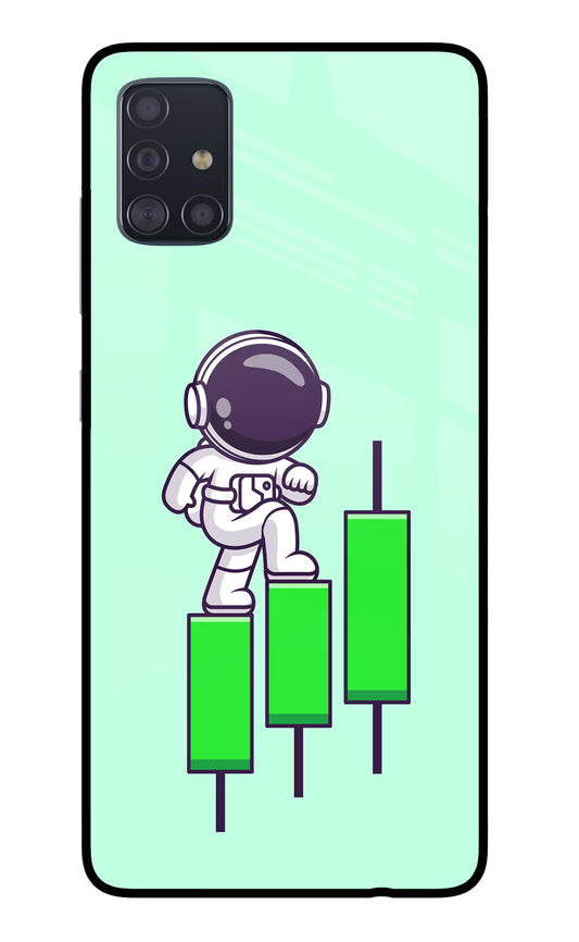 Astronaut Trader Samsung A51 Glass Case
