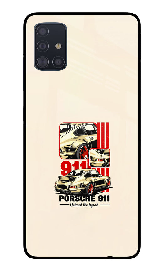 Classic Porsche 911 Samsung A51 Glass Case