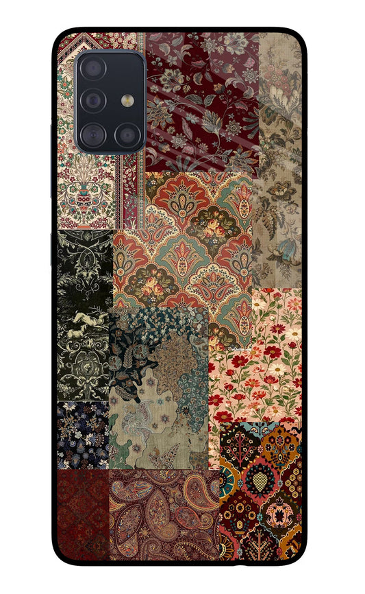 Desi Print Samsung A51 Glass Case