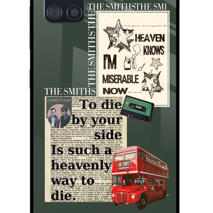The Smiths Samsung A51 Glass Case Back Cover by Casekaro