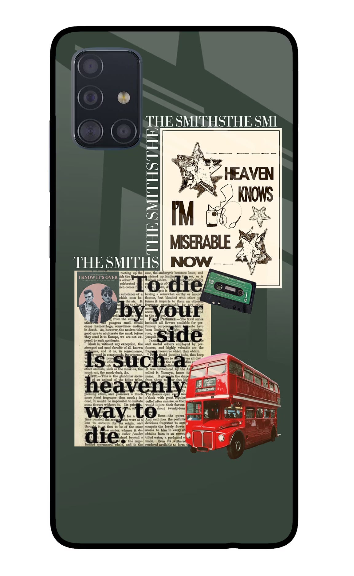 The Smiths Samsung A51 Glass Case Back Cover by Casekaro