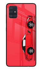Red Velocity Samsung A51 Glass Case