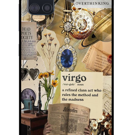 Virgo Zodiac Samsung A51 Glass Case Back Cover by Casekaro