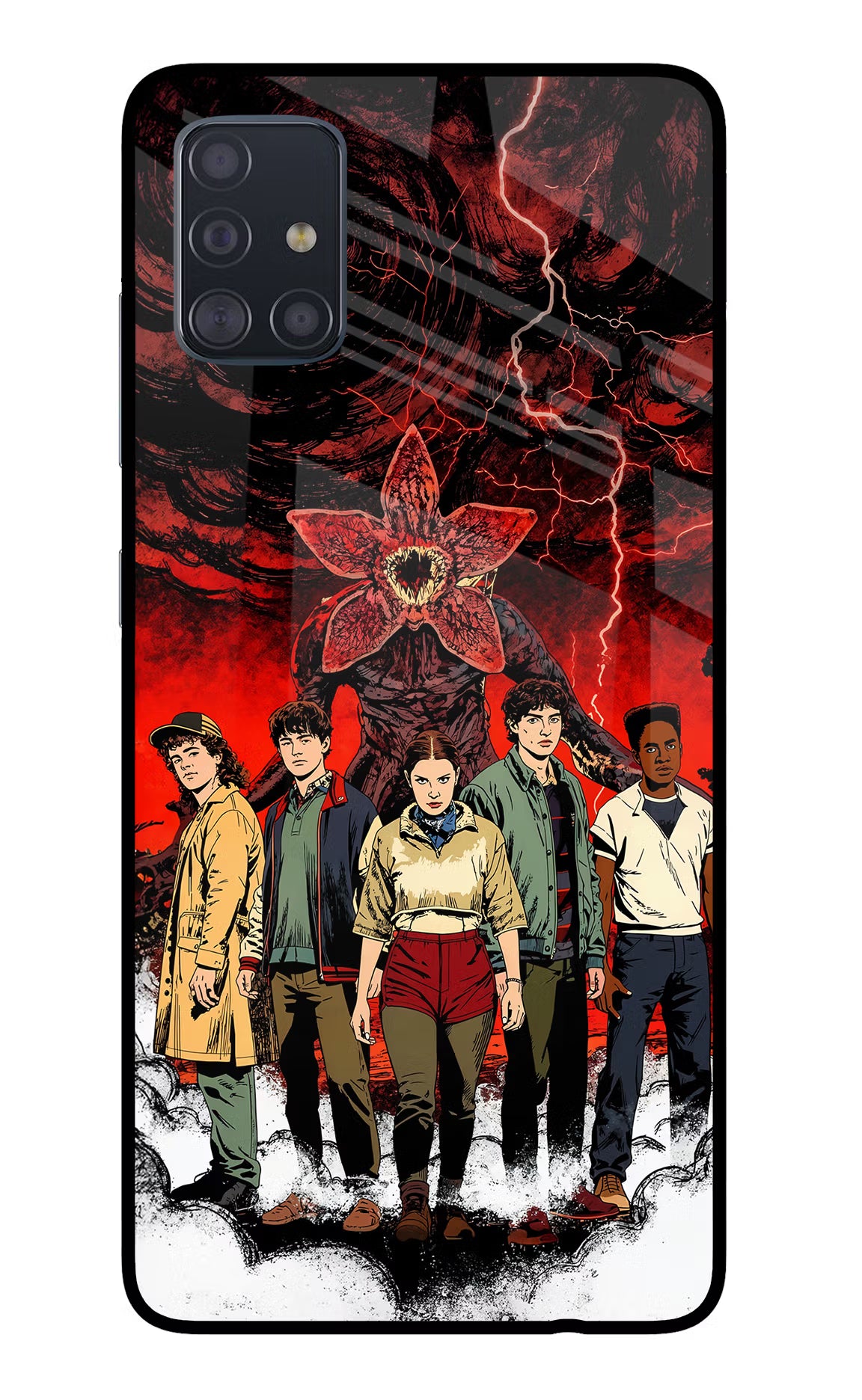 Ordinary Things Characters Samsung A51 Glass Case