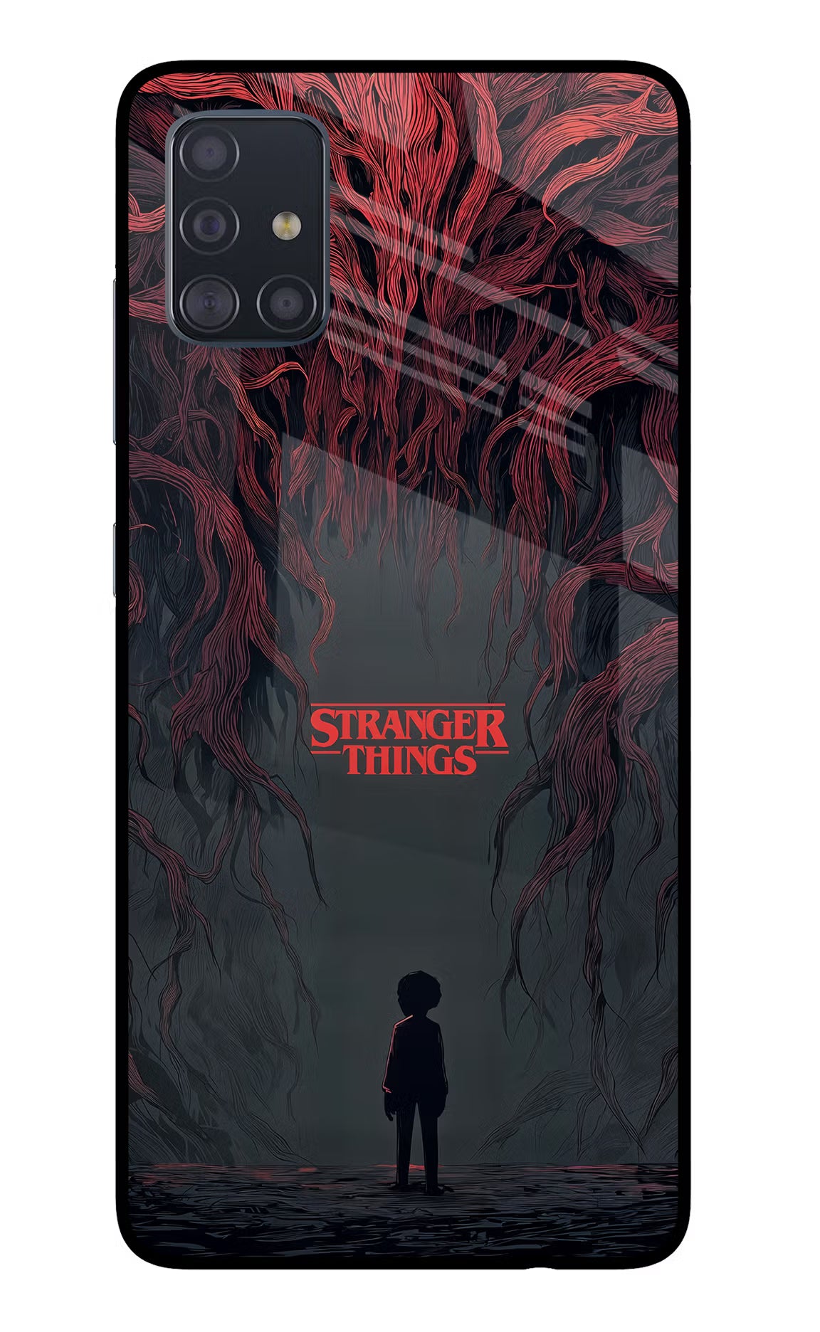 Ordinary Things Dark Side Samsung A51 Glass Case Back Cover by Casekaro