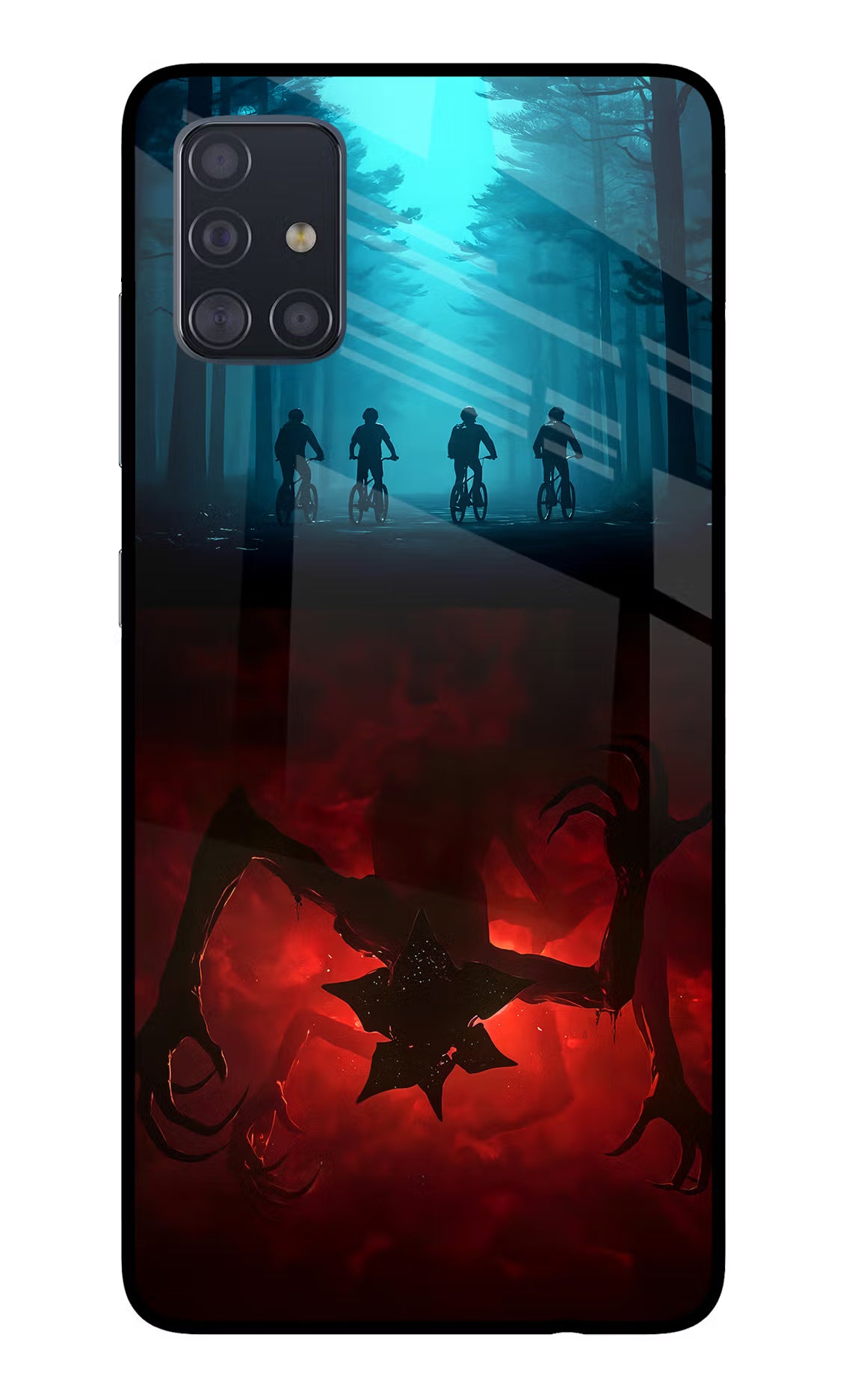 Ordinary Things Downside Up Samsung A51 Glass Case Back Cover by Casekaro