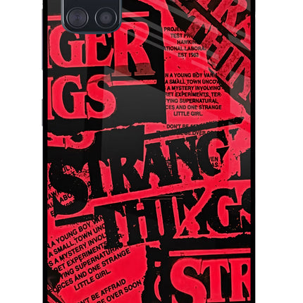 Ordinary Things Samsung A51 Glass Case Back Cover by Casekaro