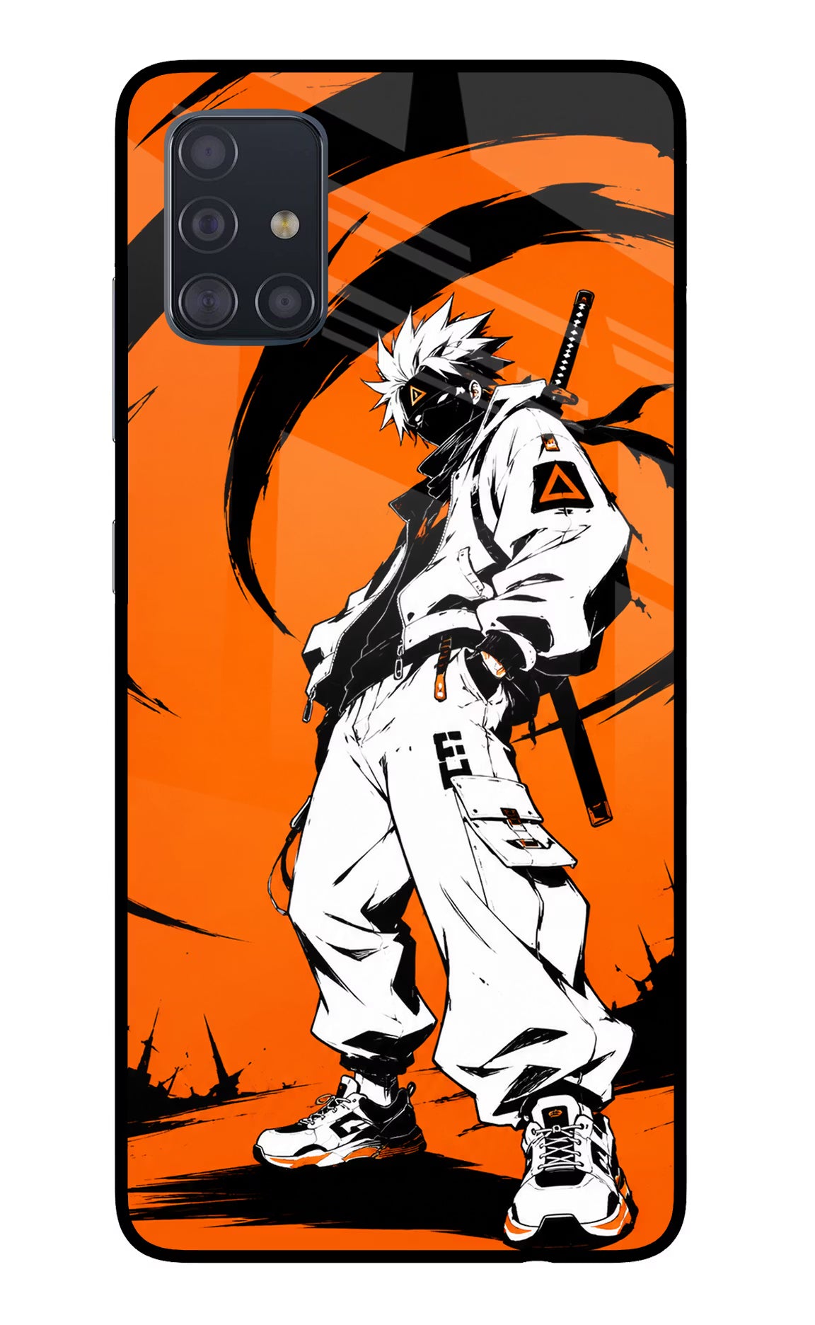 Street Samurai  Samsung A51 Glass Case