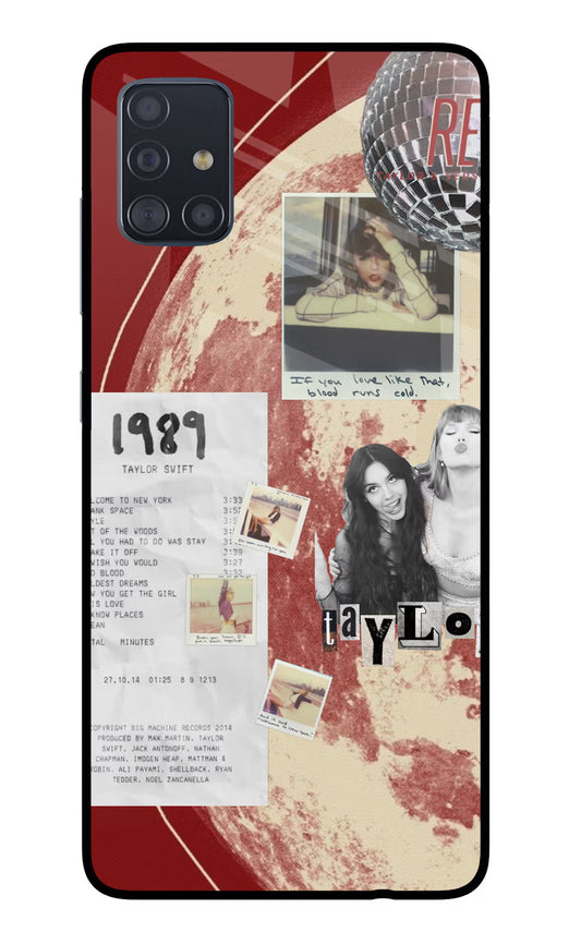 Taylor Swift Samsung A51 Glass Case