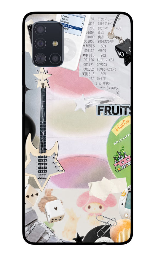 Softcore case Samsung A51 Glass Case