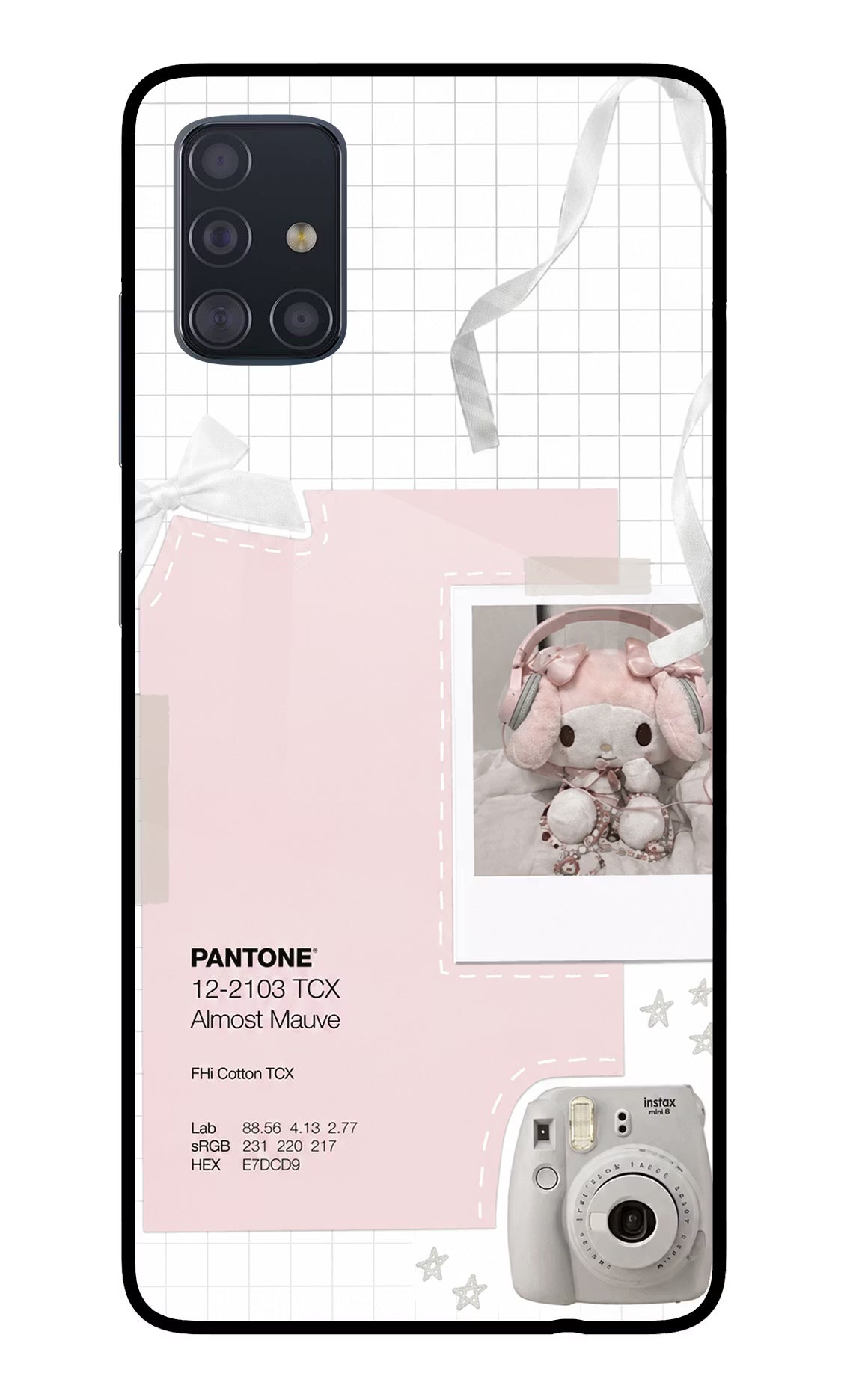 Pantone Asthetic Samsung A51 Glass Case