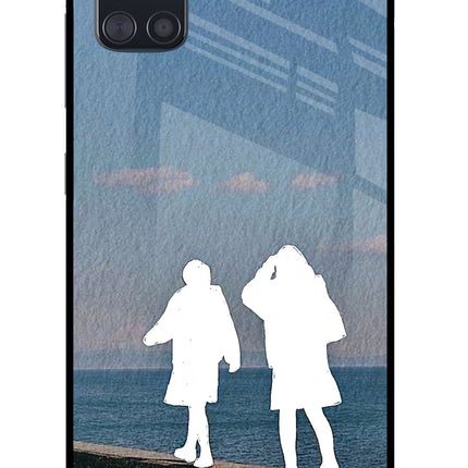 Coastal Dream Samsung A51 Glass Case Back Cover by Casekaro