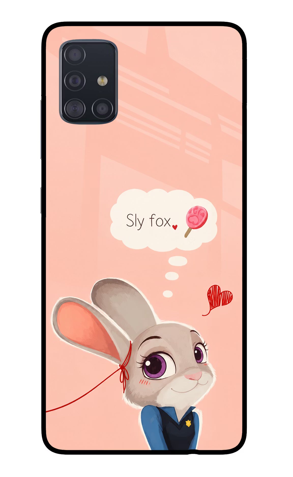 Judy Charm Samsung A51 Glass Case