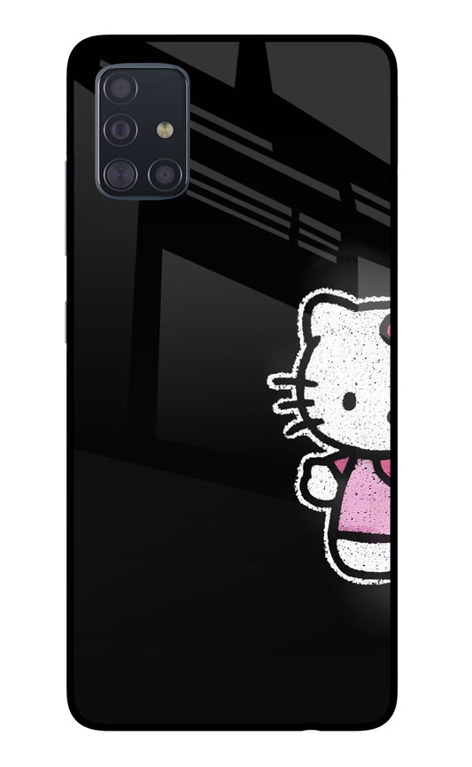 Kitty Charm Samsung A51 Glass Case