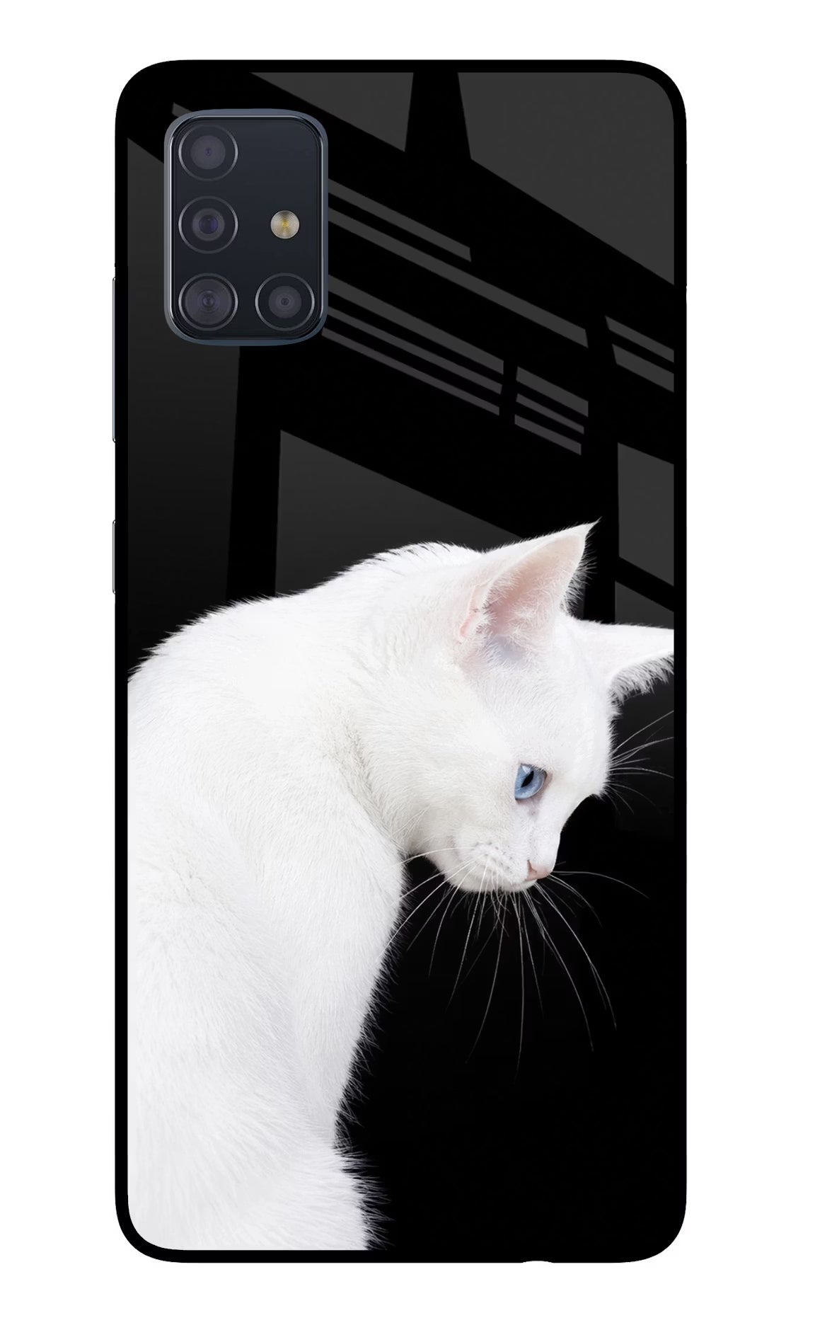 Snow Gaze Samsung A51 Glass Case