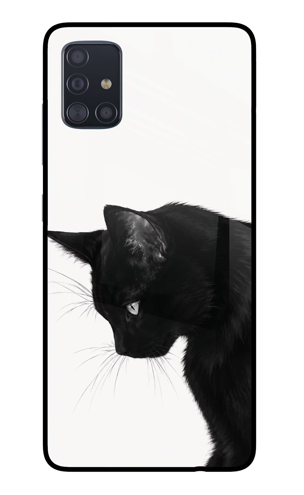 Shadow Gaze Samsung A51 Glass Case