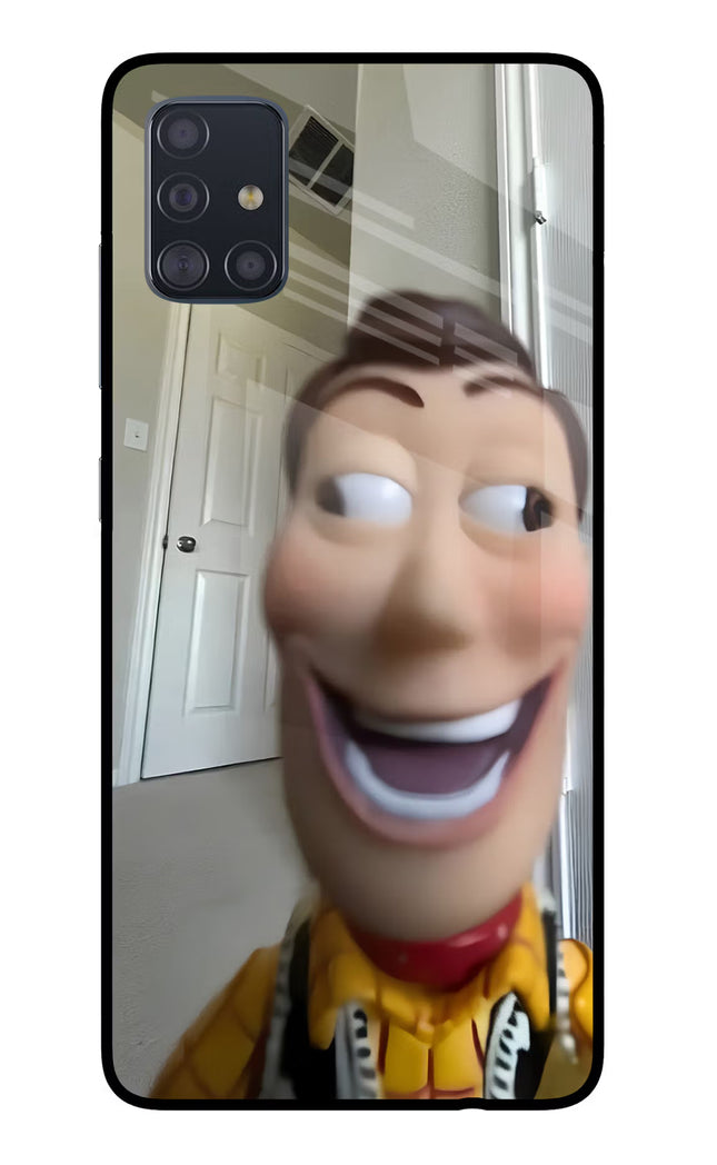 Side Eye Woody Samsung A51 Glass Case