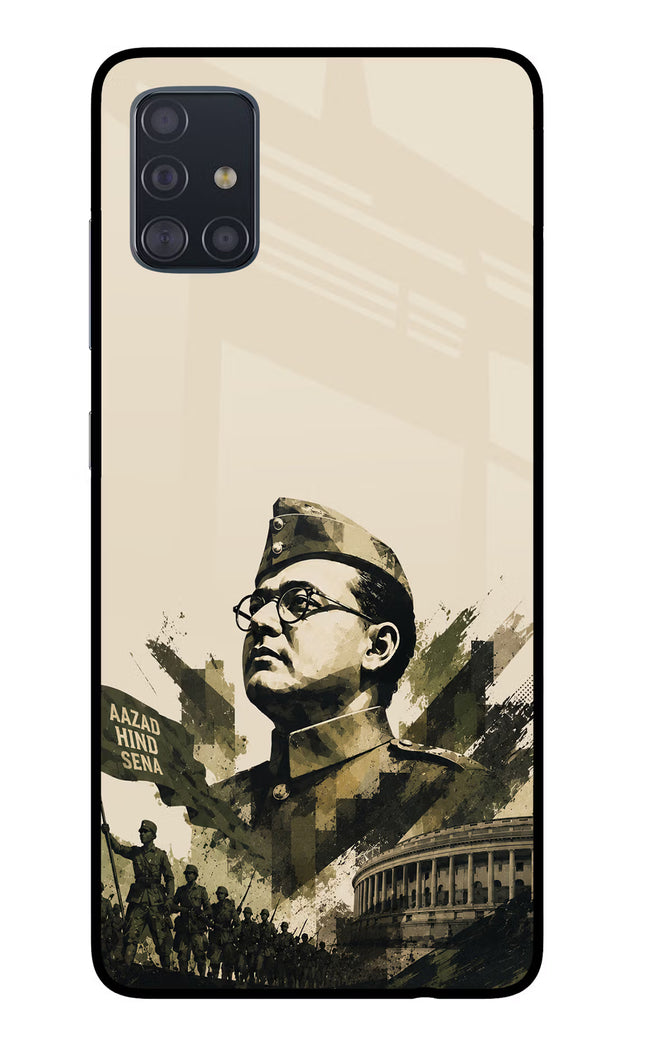 Netaji Rising Samsung A51 Glass Case