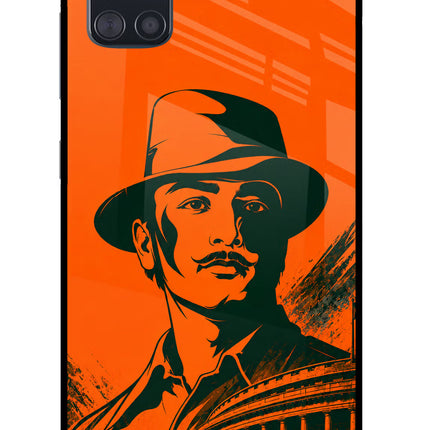 Bhagat Singh Legacy Samsung A51 Glass Case