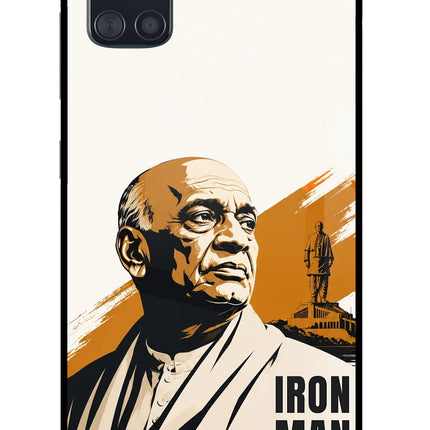 Sardar Patel Iron Will Samsung A51 Glass Case