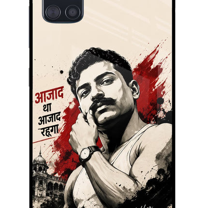 Chandrashekhar Azad Fearless Samsung A51 Glass Case