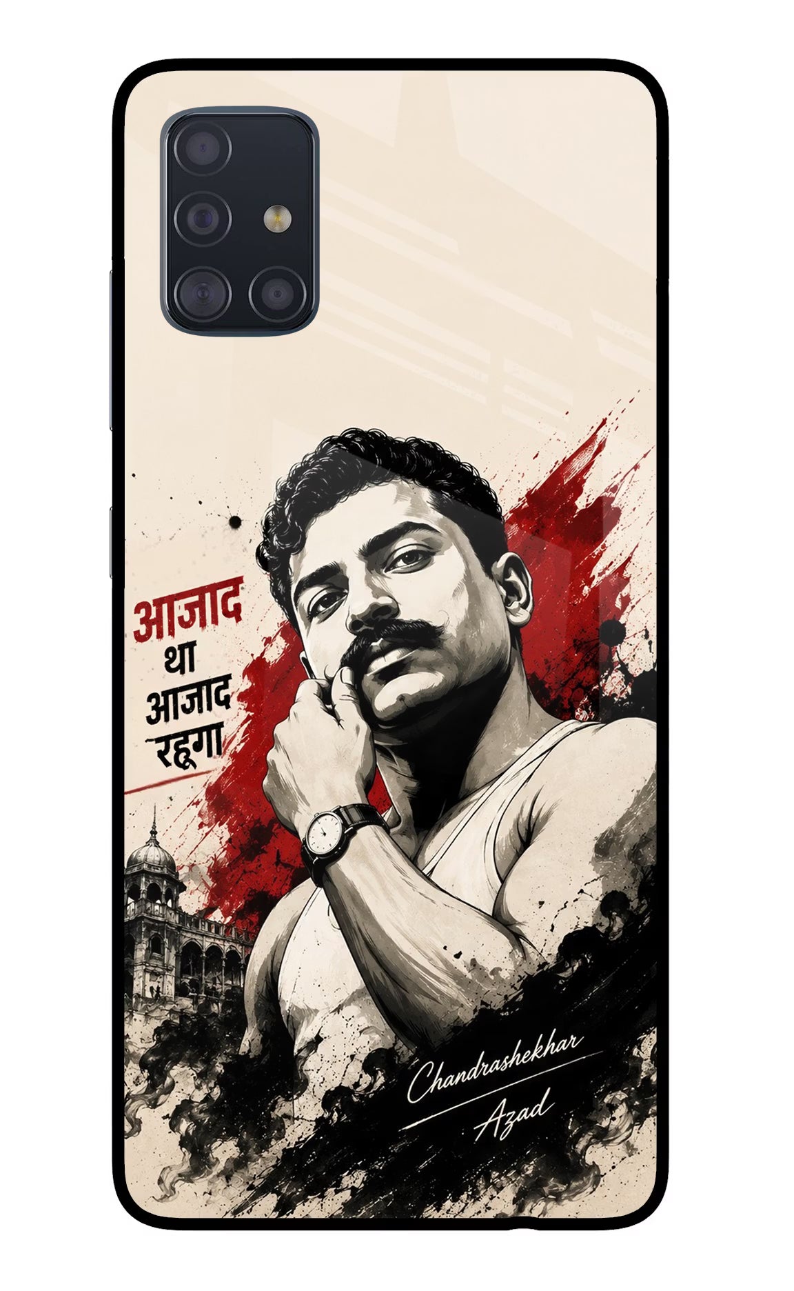 Dr. Ambedkar Visionary Samsung A51 Glass Case