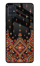 Noir Mehfil Samsung A51 Glass Case