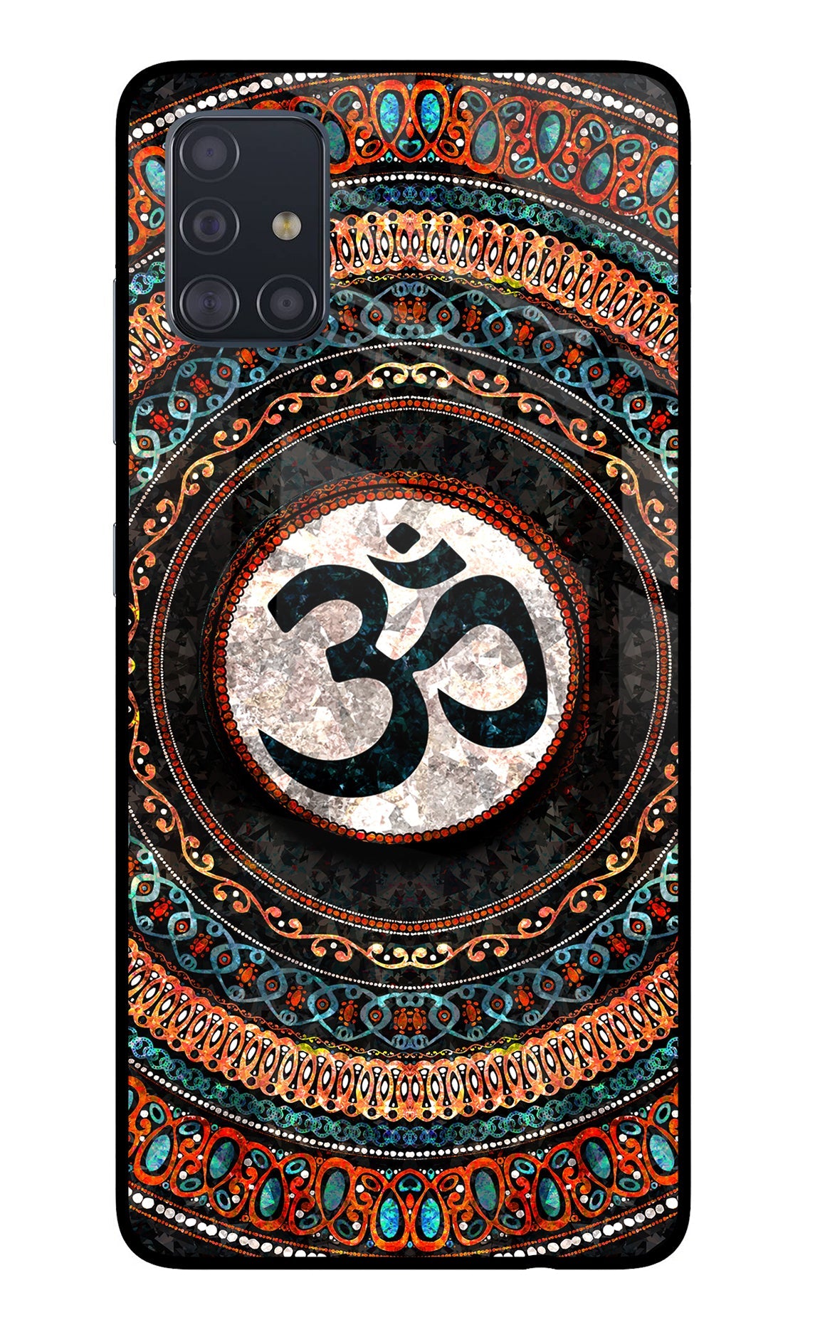 Om Culture Samsung A51 Glass Case