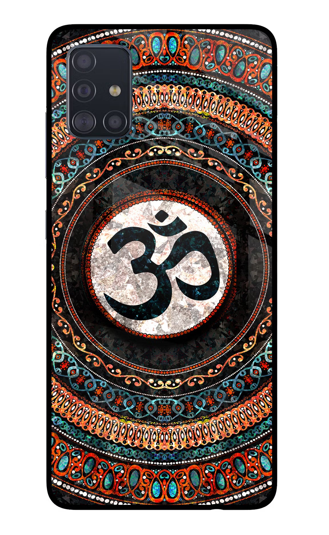 Om Culture Samsung A51 Glass Case