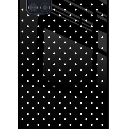 White Dots Samsung A51 Pop Case by Casekaro