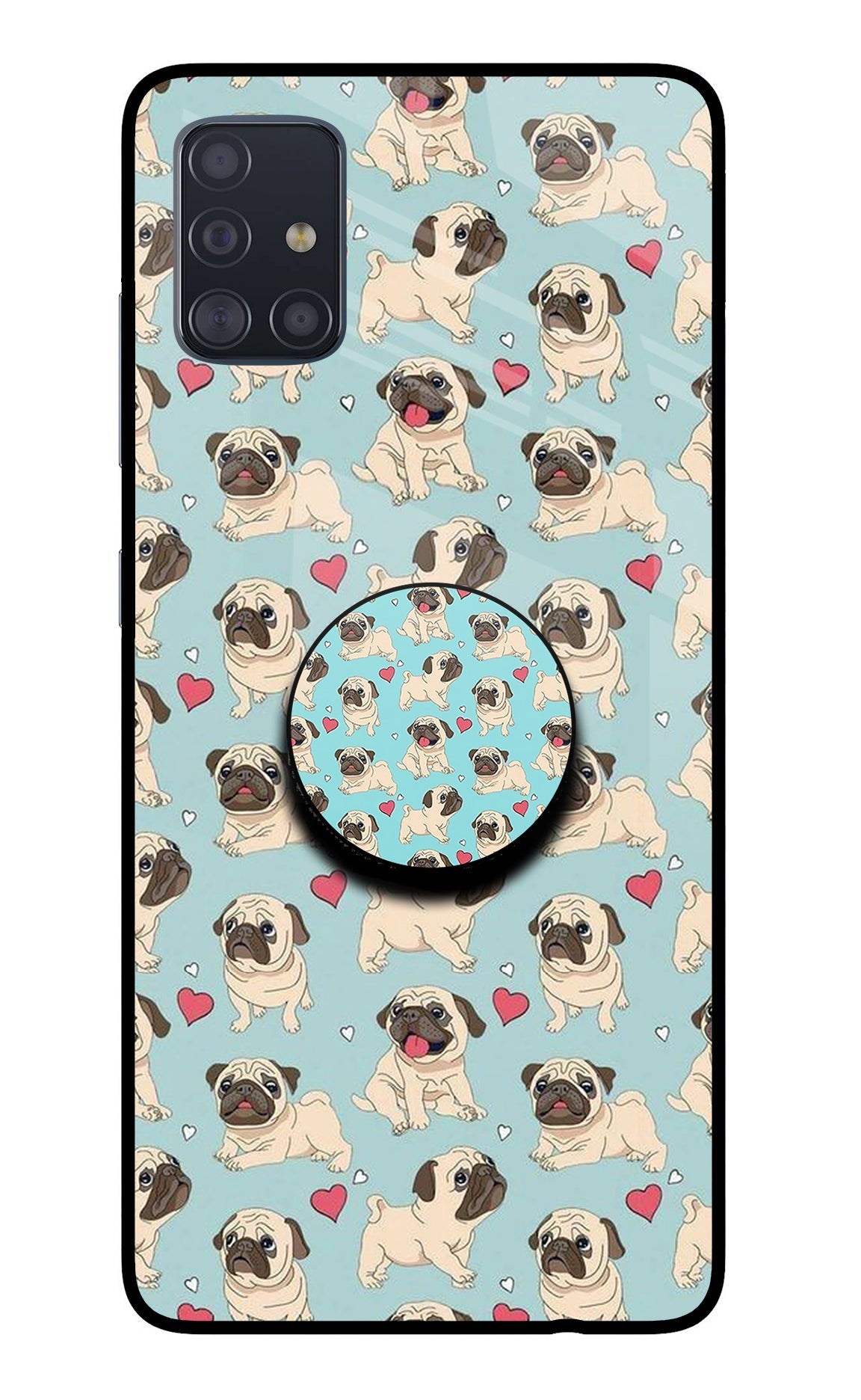 Pug Dog Samsung A51 Pop Case