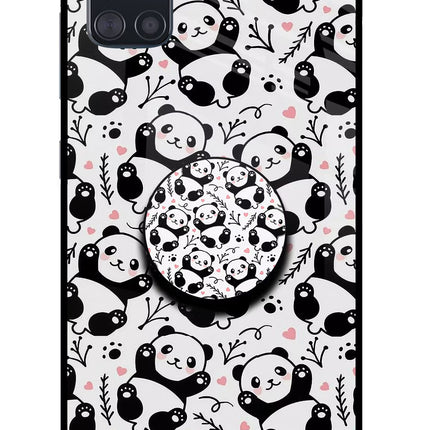 Cute Panda Samsung A51 Pop Case by Casekaro