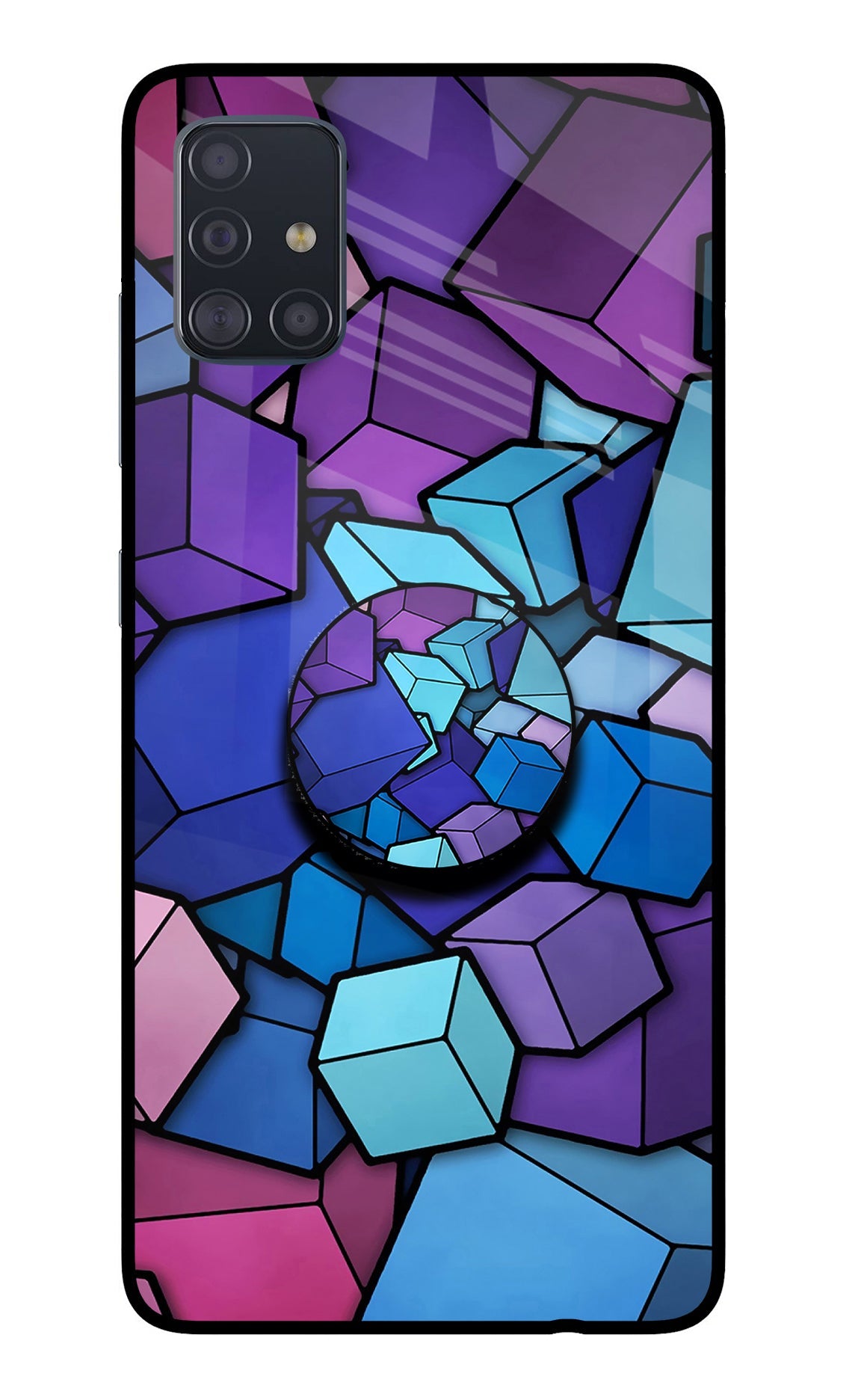 Cubic Abstract Samsung A51 Pop Case