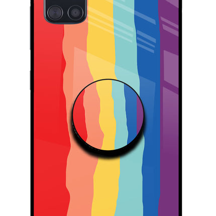 Rainbow Samsung A51 Pop Case by Casekaro