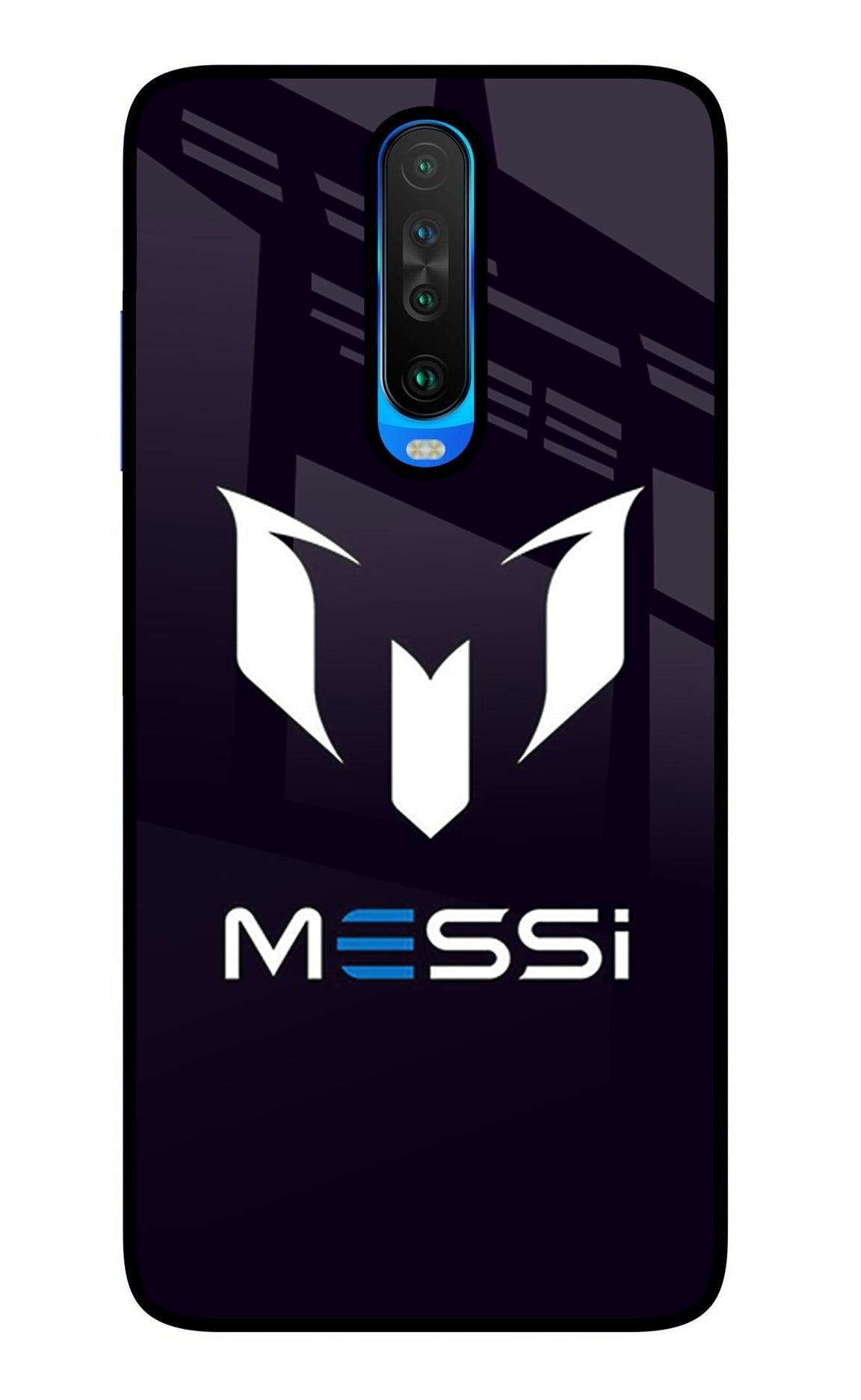 Messi Logo Poco X2 Back Cover