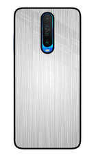 Wooden Grey Texture Poco X2 Glass Case