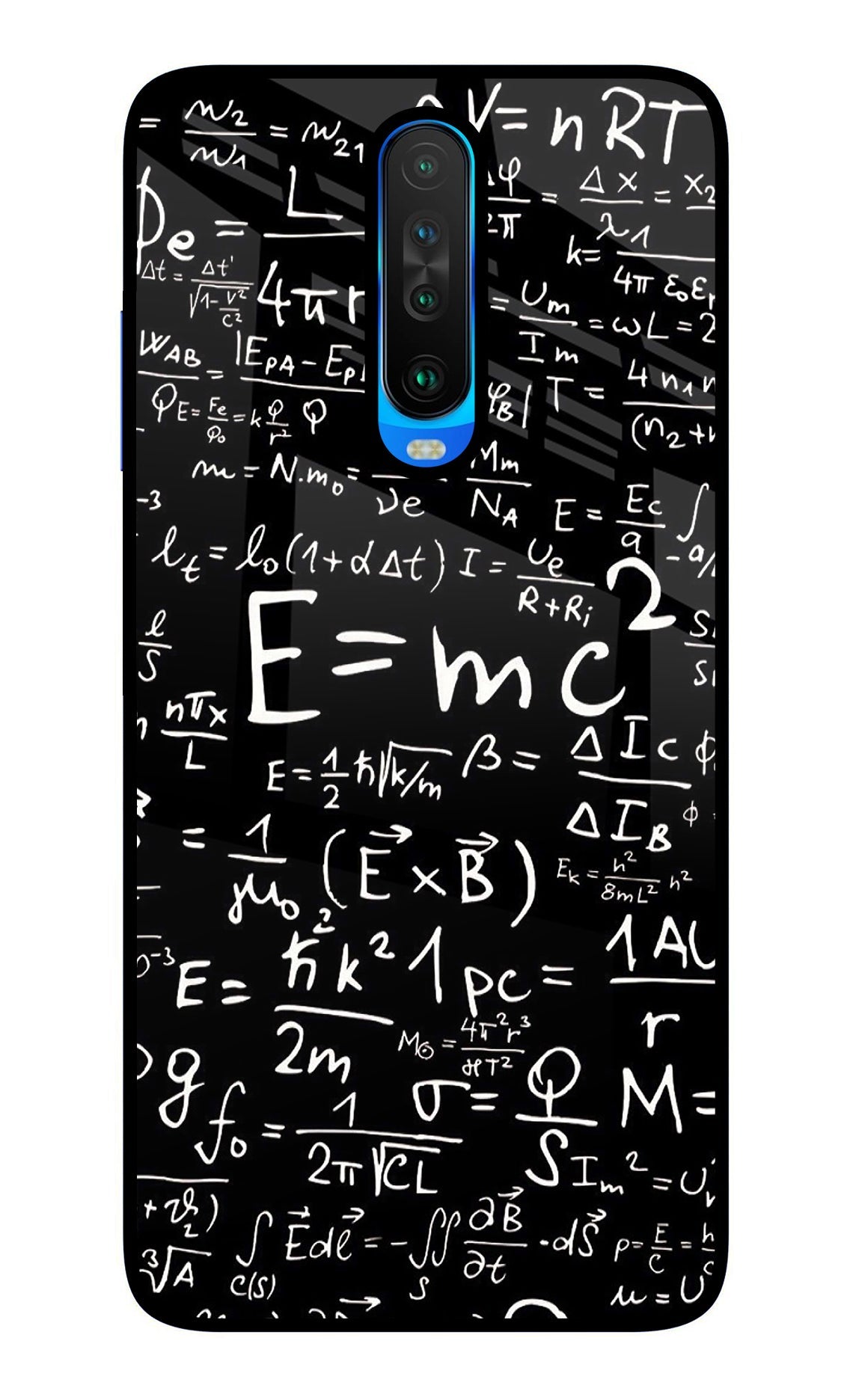 Physics Formula Poco X2 Back Cover