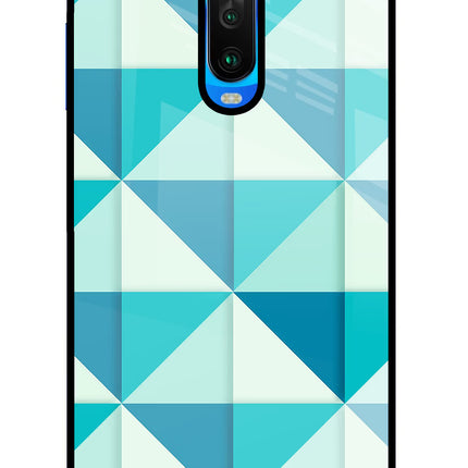 Abstract Poco X2 Glass Case Back Cover by Casekaro