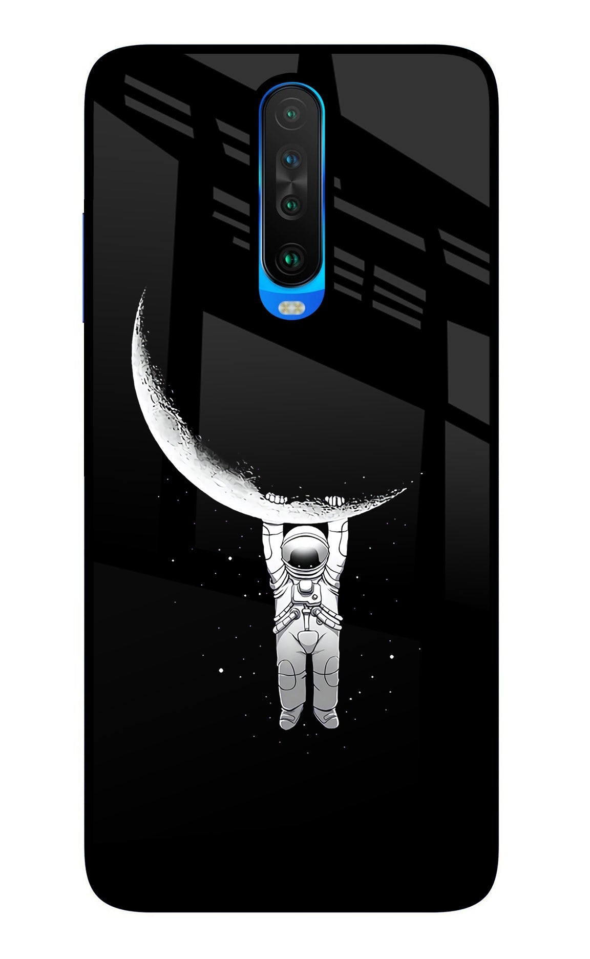 Moon Space Poco X2 Glass Case