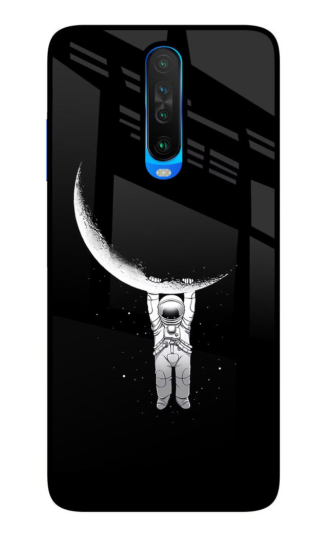 Moon Space Poco X2 Glass Case Back Cover by Casekaro