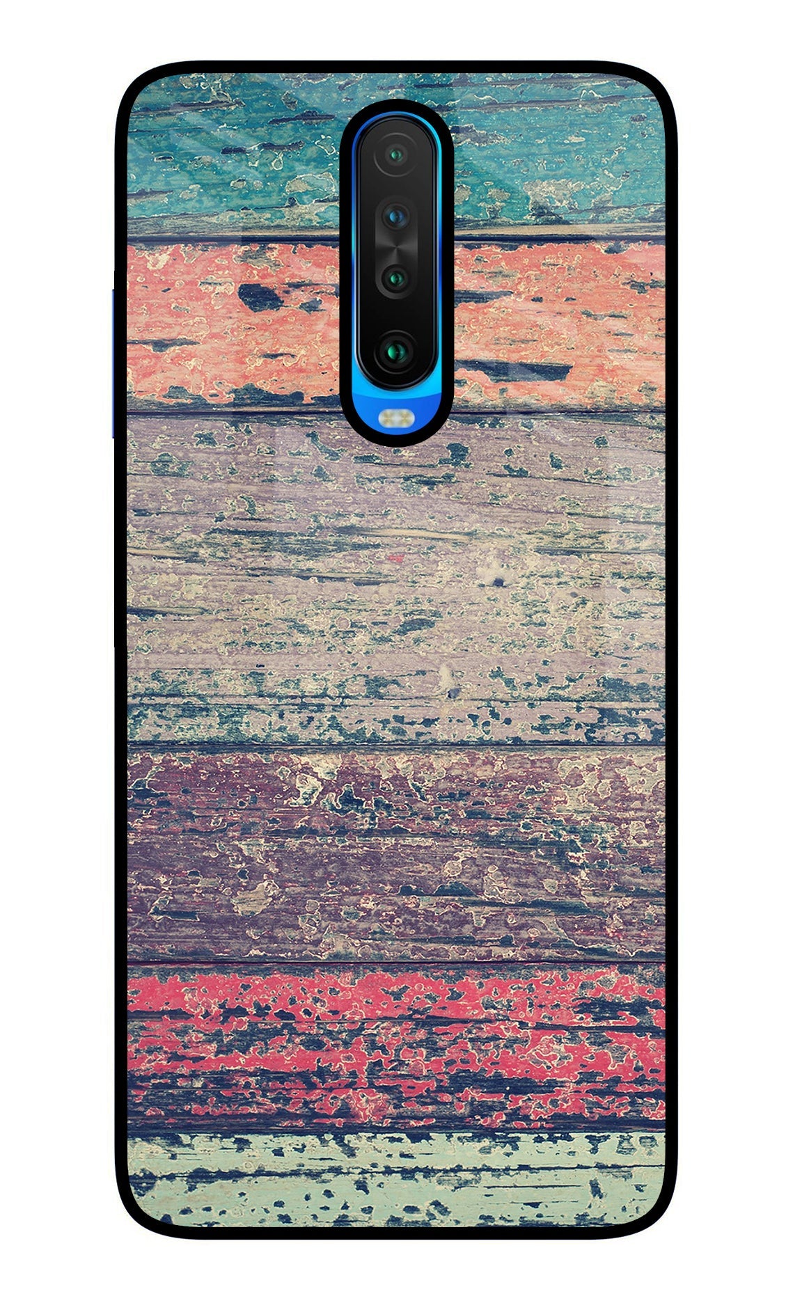 Colourful Wall Poco X2 Glass Case