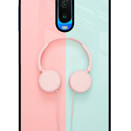 Music Lover Poco X2 Glass Case Back Cover by Casekaro